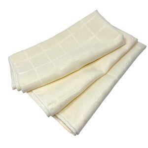 Table Linen/Cloths Cream Buy 2 Get One Free. 20 x 20”